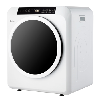  GDZ60-618E Upgraded LCD Screen   Ultraviolet Sterilization Household Dryer 6kg Drum Dryer   2 Pieces Of Filter Cotton-White