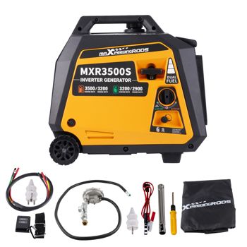 Dual Fuel Power Generator Inverter Generator 3500W Portable 25kg for Emergency Situations 【Amazon/Walmart/TEMU禁售】 