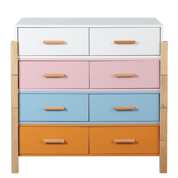 The colorful  free combination cabinet  DRESSER CABINET BAR CABINET, storge cabinet, lockers,Solid woodhandle, can be placed in the living room, bedroom, dining room  color White, blue orange Pink