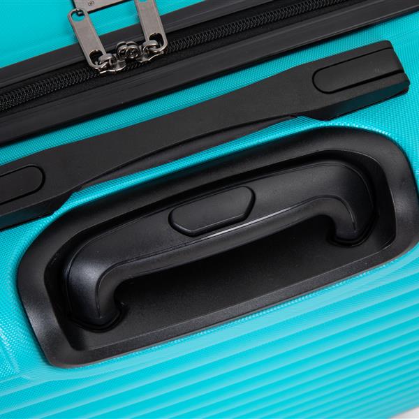 20" Carry on Luggage Lightweight Suitcase, Spinner Wheels, Turquoise