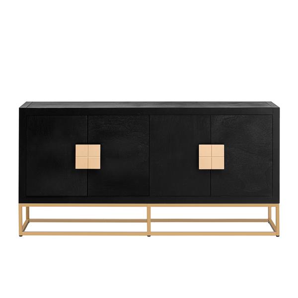 Light Luxury Designed Cabinet with Unique Support Legs and Adjustable Shelves, Suitable for Living Rooms, Corridors, and Study Rooms.