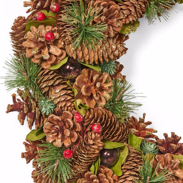 PINE CONE WREATH