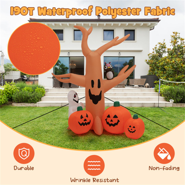 8-foot Halloween inflatable pumpkin