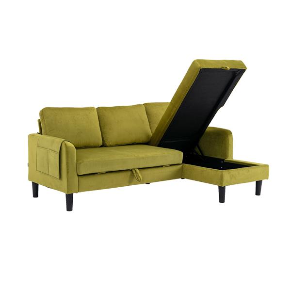 Sectional Sofa Reversible Sectional Sleeper Sectional Sofa with Storage Chaise