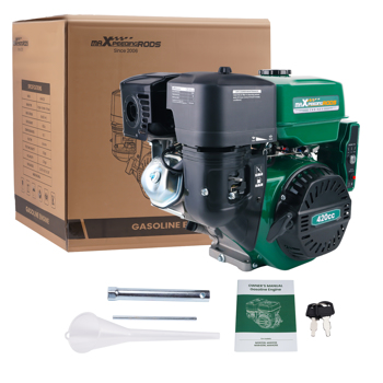 420cc 15HP/8KW petrol engine 4-stroke OHV engine Horizontal stationary engine E-start【Amazon/Walmart/TEMU禁售】 
