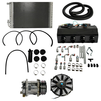 Universal Air Conditioning Kit Under Dash E-404-000 A/C 12V with Quick Fit System Cool Only