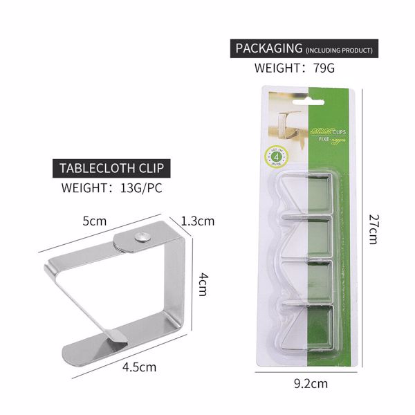 Tischdeckenklammer Picknick-Tischtuchhalter Tischgesellschaft Tischdeckenklammer