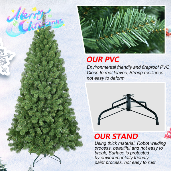 5FT PE&PVC Prelit Christmas Tree