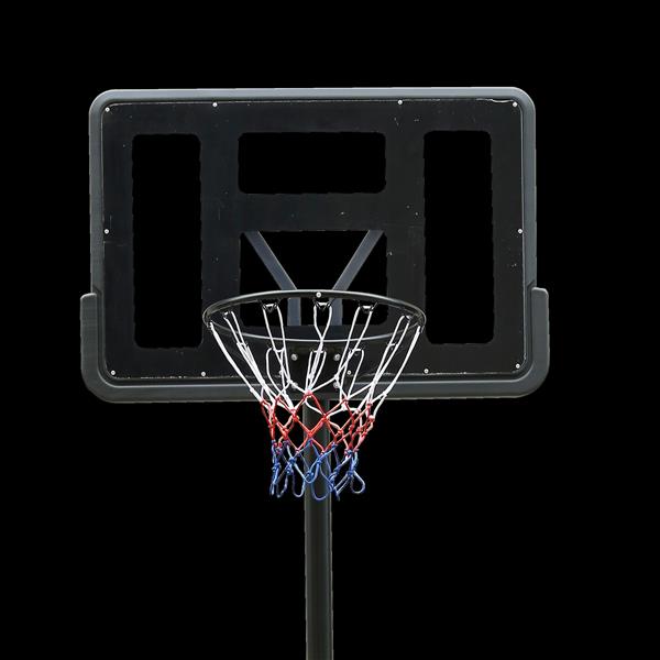 Portable Basketball Hoop Height Adjustable basketball hoop stand 6.6ft - 10ft with 44 Inch Backboard and Wheels for Adults Teens Outdoor Indoor