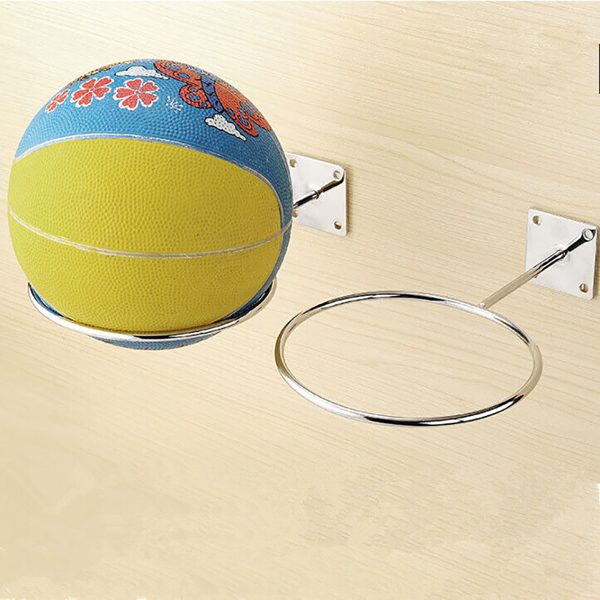 4PCS  Wall Mount Sports Basketball Display Rack Ball Holder Football for Soccer