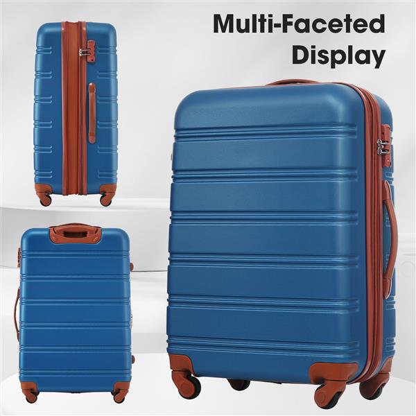 3 Piece Luggage Set Hardside Spinner Suitcase with TSA Lock 20" 24' 28" Available