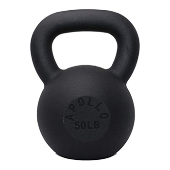 50LBS Solid Cast Iron Kettlebells  Ideal for Strength Training, Building Muscles