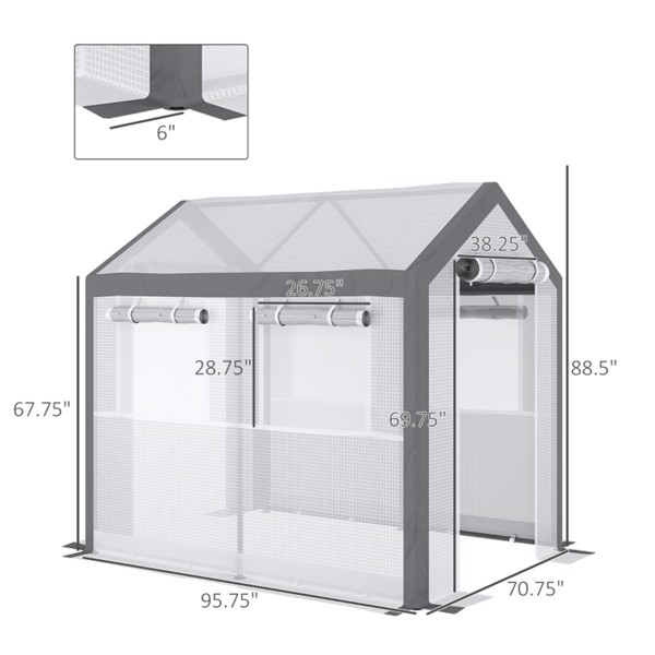 Mini Walk-in Greenhouse