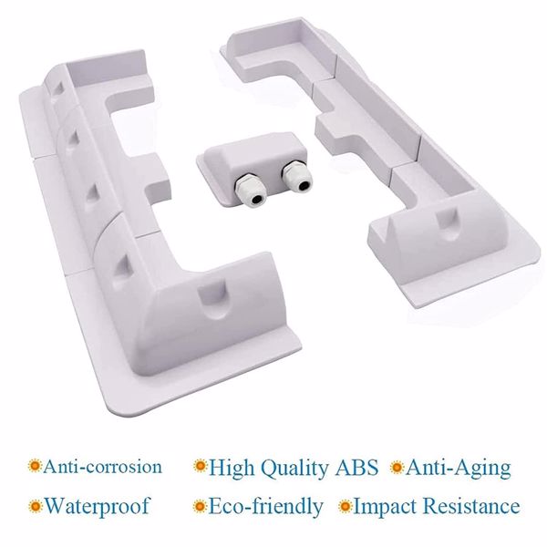 7XSolar Modul Panel Montage Halterung Halter Befestigung Dach Wohnmobil Boot Set