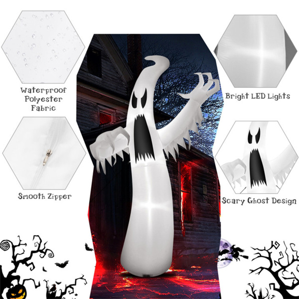 12 Feet Halloween Inflatable Ghost Decoration 