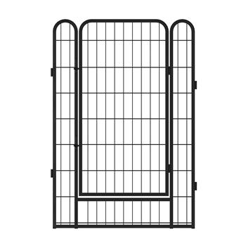 12 Panels Heavy Duty Metal Playpen with door,39.37\\"H Dog Fence Pet Exercise Pen for Outdoor