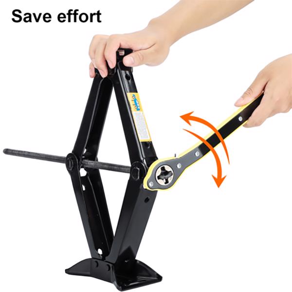 1.5 Ton Portable Scissor Jack Auto Van Fahrzeuge Stand Reifen Werkzeug set DE