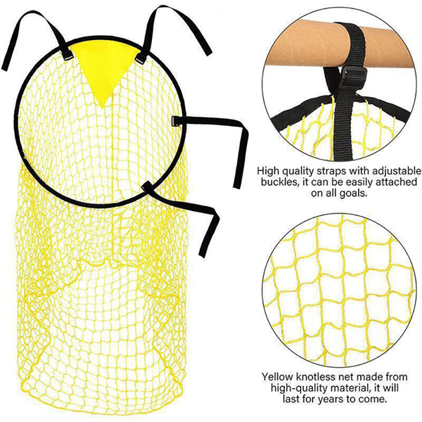 2pcs Football Target Net Soccer Target Goal Net Soccer Top Bins Goal Target Bags