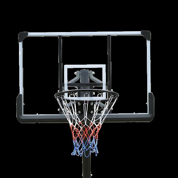 Height Adjustable 6 to 10ft Basketball Hoop 44 Inch Backboard Portable Basketball Goal System with Stable Base and Wheels, use for Outdoor