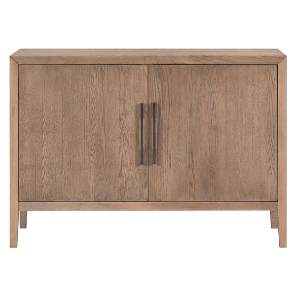 Storage Cabinet Sideboard Wooden Cabinet with 2 Metal handles and 2 Doors for Hallway, Entryway, Living Room