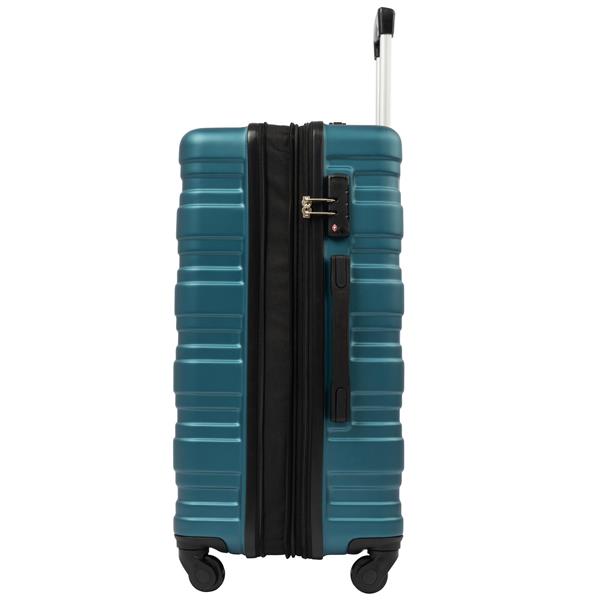 Luggage with TSA Lock Spinner Wheels Hardside Expandable Luggage Travel Suitcase Carry on Luggage ABS 24"