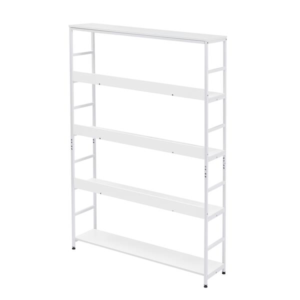 [VIDEO] 5-Tier Home Office Bookcase Open Bookshelf Storage Large 5 Shelf Bookshelf Furniture with Metal Frame, White