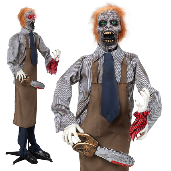 5.7ft Chainsaw Man Halloween Standing Decoration