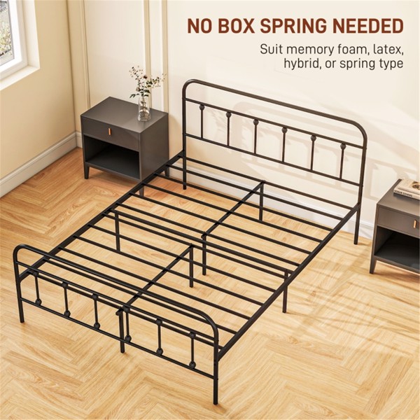 140cm Metal Bed Frame