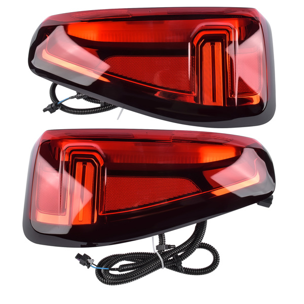 For 2019-2021 GMC Sierra 1500 Halogen Type Tail Light Brake Lamps Driver&Passenger