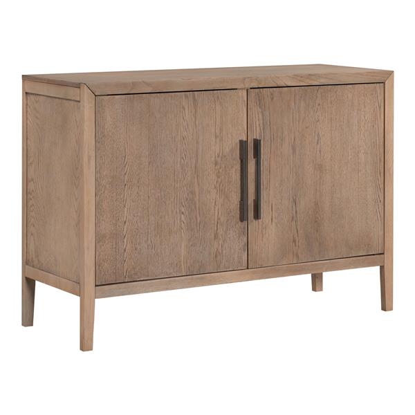 Storage Cabinet Sideboard Wooden Cabinet with 2 Metal handles and 2 Doors for Hallway, Entryway, Living Room