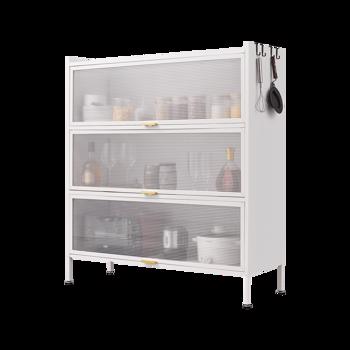 3 Tier Pantry Storage Cabinet Baker Racks for Kitchen with Storage Kitchen Pantry Storage Cabinet Microwave Rack Storage Rack 