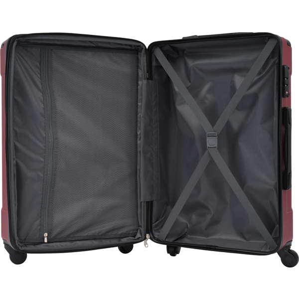 Hardshell Luggage Spinner Suitcase with TSA Lock Lightweight Expandable 24'' (Single Luggage)