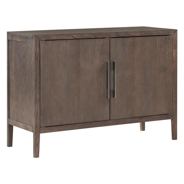 Storage Cabinet Sideboard Wooden Cabinet with 2 Metal handles and 2 Doors for Hallway, Entryway, Living Room