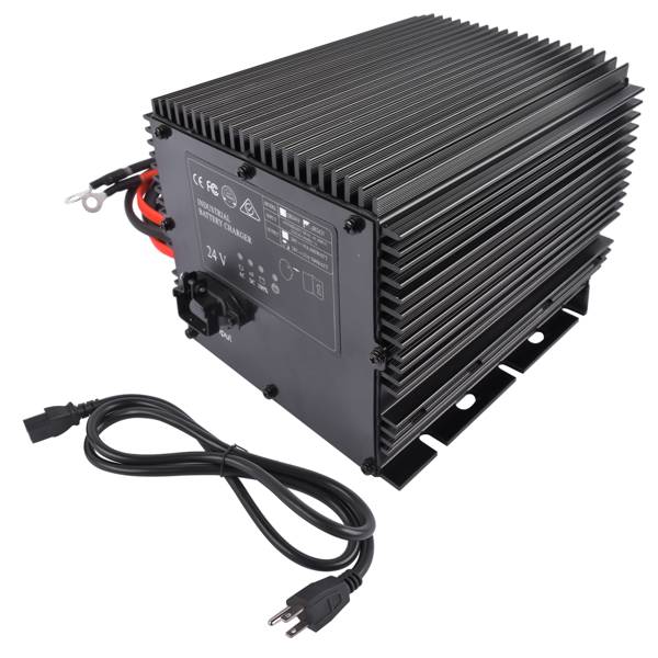 24V/25A Battery Charger with Indicator Light B01-05-0056 70789 for Haulotte Scissor Lift, Terex Scissor Lift