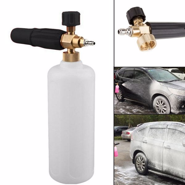 1L Car Washer Snow Foam Lance Soap Bottle Sprayer for High Pressure Gun Jet UK