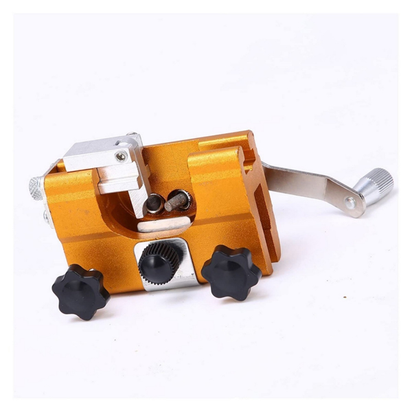 1pc Chain saw sharpener, chain saw sharpener, portable hand crank chain saw sharpener, suitable for all types of chain saws