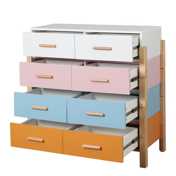 The colorful  free combination cabinet  DRESSER CABINET BAR CABINET, storge cabinet, lockers,Solid woodhandle, can be placed in the living room, bedroom, dining room  color White, blue orange Pink