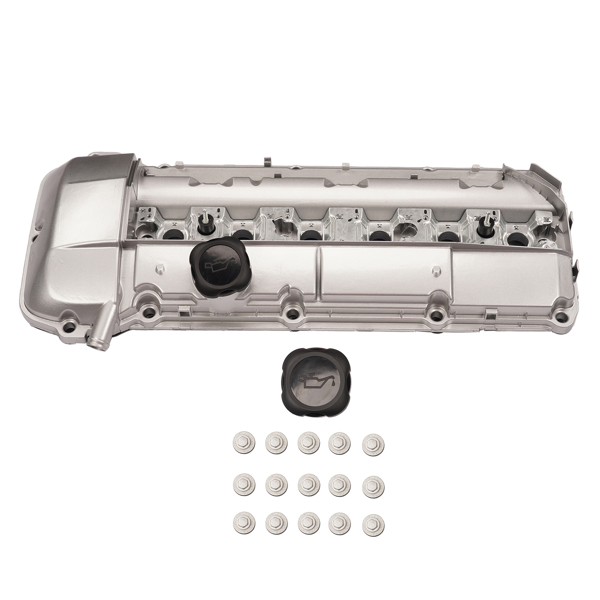 Aluminum Valve Cover with Gasket 11121432928 for BMW 323i 325i 328i 330i 525i 528i X5 M52 M54