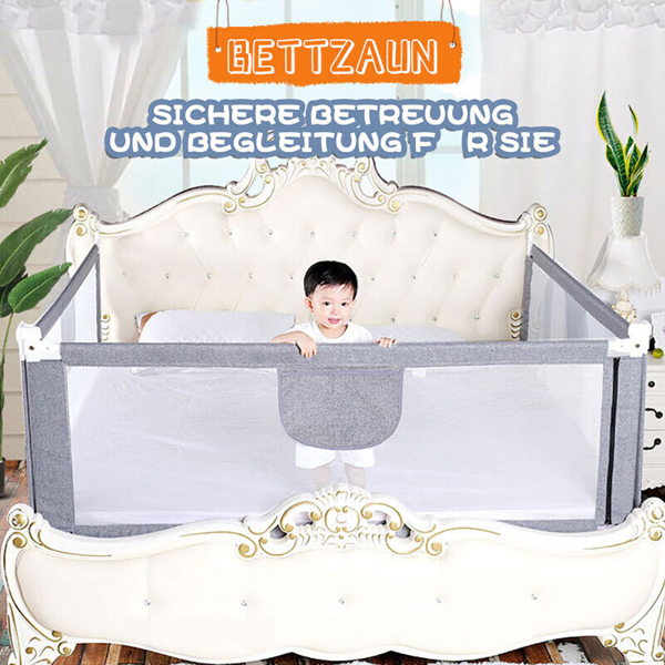 Bettschutzgitter Rausfallschutz  Bettgitter Bettrailing Babybett DE