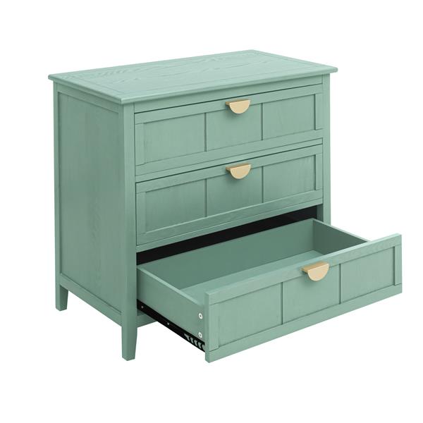 3 Drawer Cabinet, American Furniture,Suitable for bedroom, living room, study