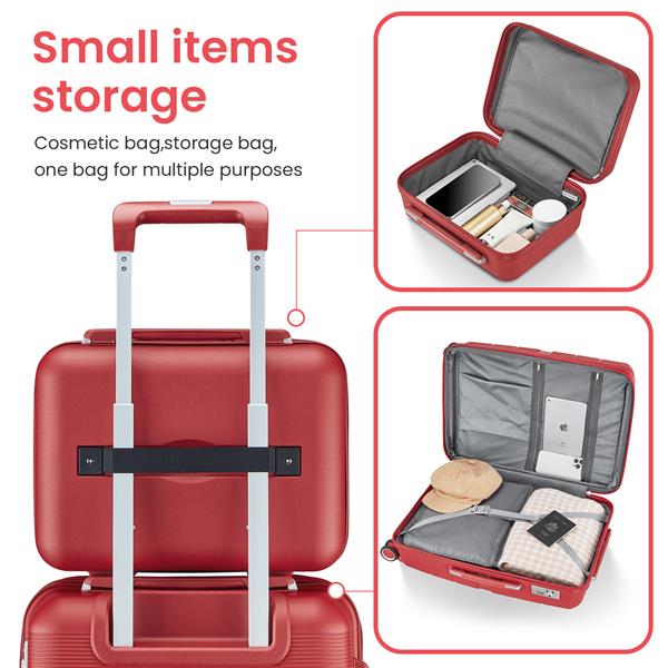 Luggage Sets 4 Piece(14/20/24/28) PP Lightweight & Durable Expandable suitcase