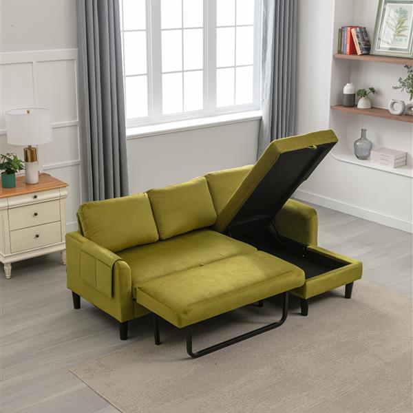 Sectional Sofa Reversible Sectional Sleeper Sectional Sofa with Storage Chaise