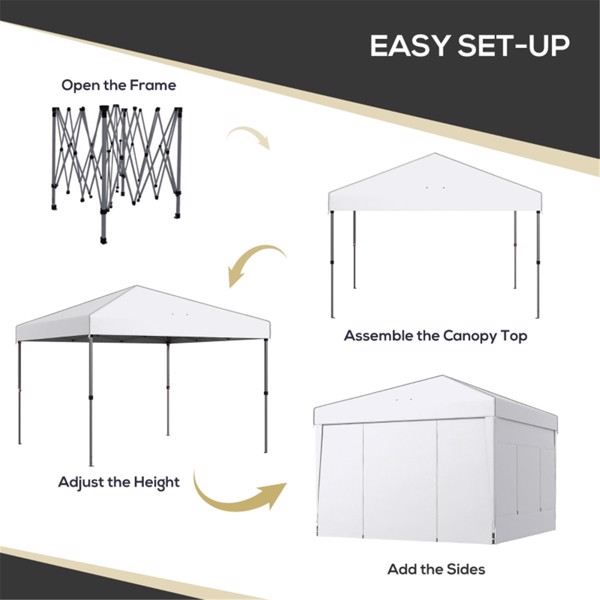 9.7' x 9.7' Pop Up Canopy