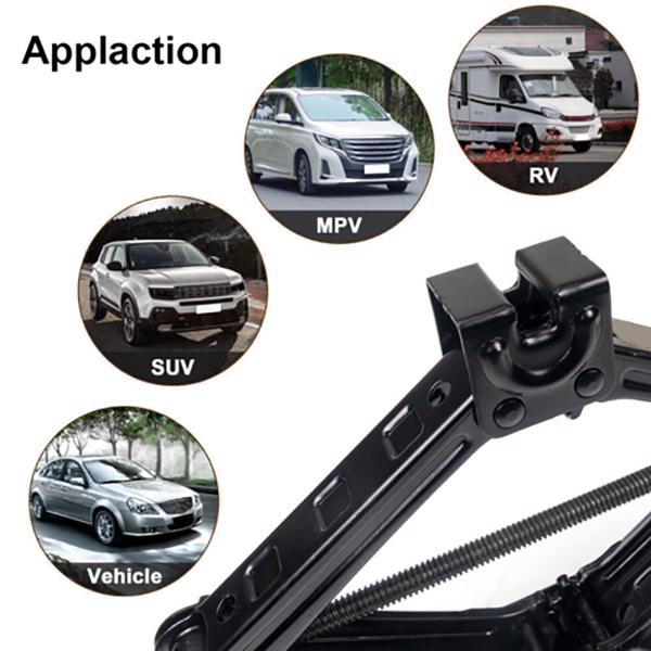 1.5 Ton Portable Scissor Jack Auto Van Fahrzeuge Stand Reifen Werkzeug set DE