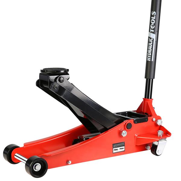 2.5 Ton Low Profile Floor Jack,Steel Racing Floor Jack with Dual PistonsQuick Lift Pump,Hydraulic floor jack  Lifting range 3.5"-19.5"