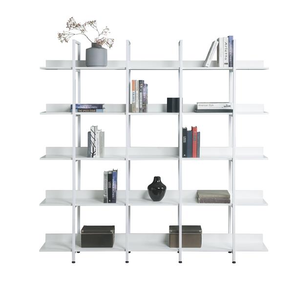 [VIDEO] 5 Tier Bookcase Home Office Open Bookshelf, Vintage Industrial Style Shelf with Metal Frame, MDF Board