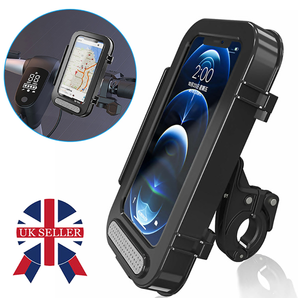 Motorbike Phone Holder Bike Phones Mount Case for Motorcycle Scooter Waterproof