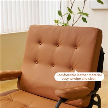 , <b style=\\'color:red\\'>Sofa</b> Chairs for Home Office,Bedroom,Dining Room (Brown-1pc)