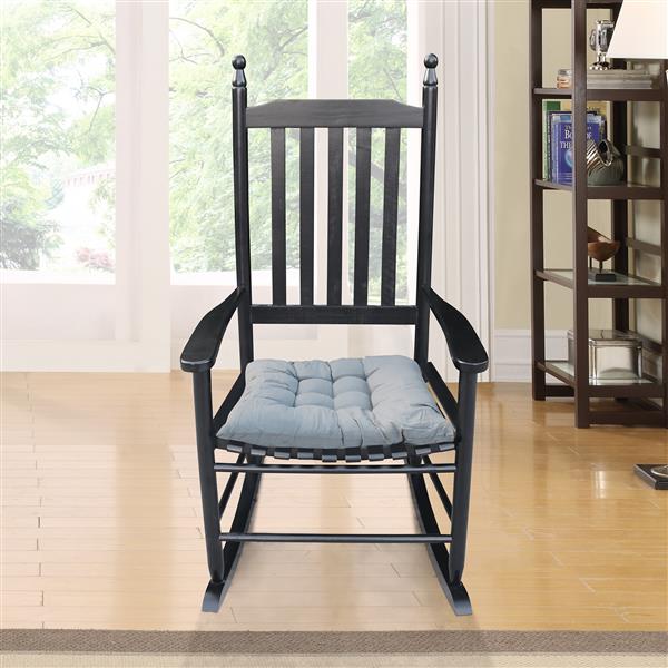 wooden porch rocker chair  BLACK, without mat