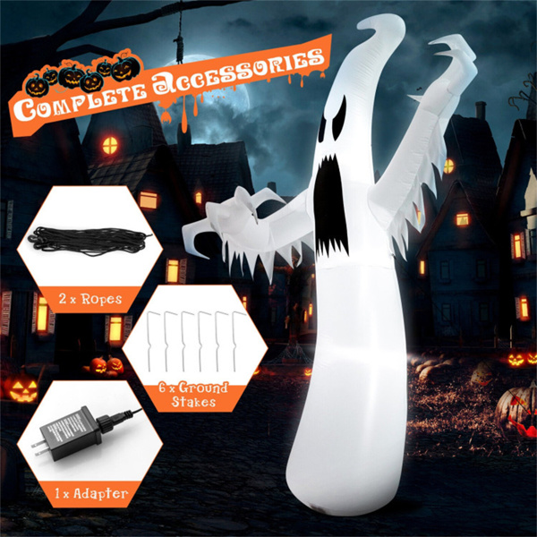 12 Feet Halloween Inflatable Ghost Decoration 